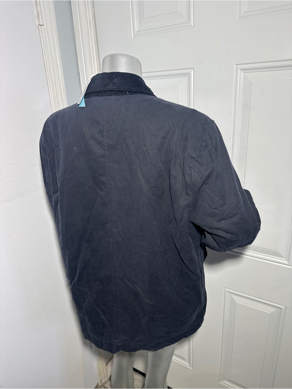 Marine Layer Navy Blue Field Jacket with Corduroy Trim - Picture 10 of 15